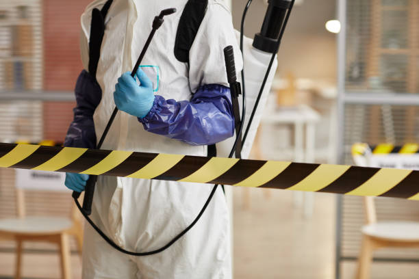 Professional Biohazard Cleanup technician working in Orlinda, TN